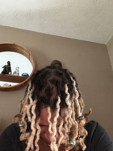 Customer photo review of Flawless Locs & Natural Hair Styling Box