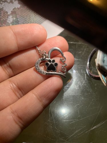 Customer photo review of Puppy Love Necklace