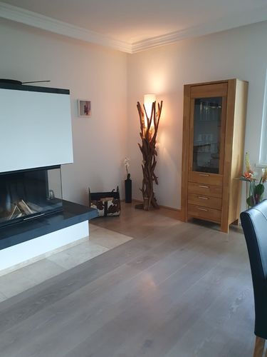 Customer photo review of Treibholz Stehlampe VILLA inkl. Lampenschirm