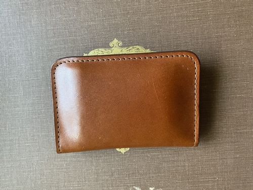 Customer photo review of No.52 | 'Buck Brown' Vertical Leather Wallet