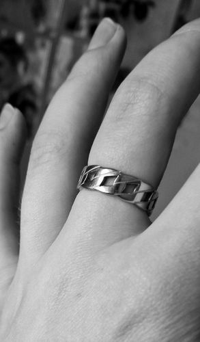 Customer photo review of Cuban Ring