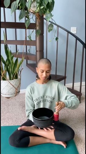 Customer photo review of Trust Your Intuition -- Sweatshirt