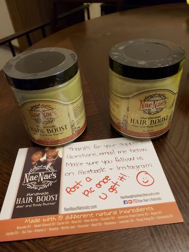 Customer photo review of Nae Nae's 9oz Hair Boost Special