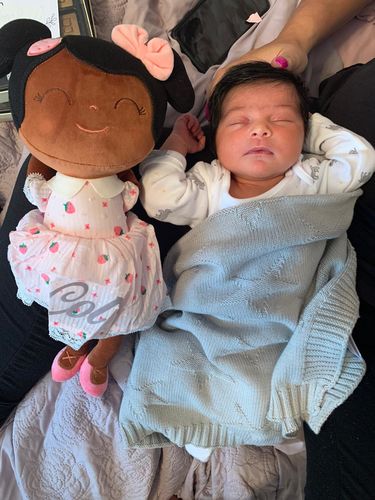 Customer photo review of Personalized Leyadoll (Strawberry) with Gift Bag - 2 Skin Tones