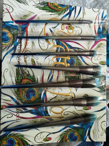 Customer photo review of Gradient Blue Brush Set