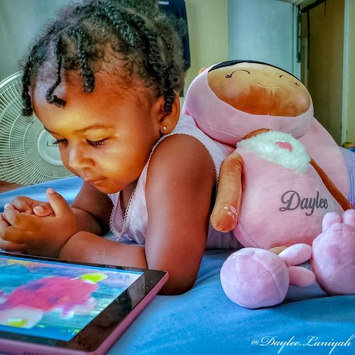 Customer photo review of Personalized Bunny Leyadoll with Gift Bag - 2 Skin Tones