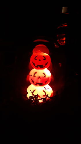Customer photo review of Halloween Town Lamps
