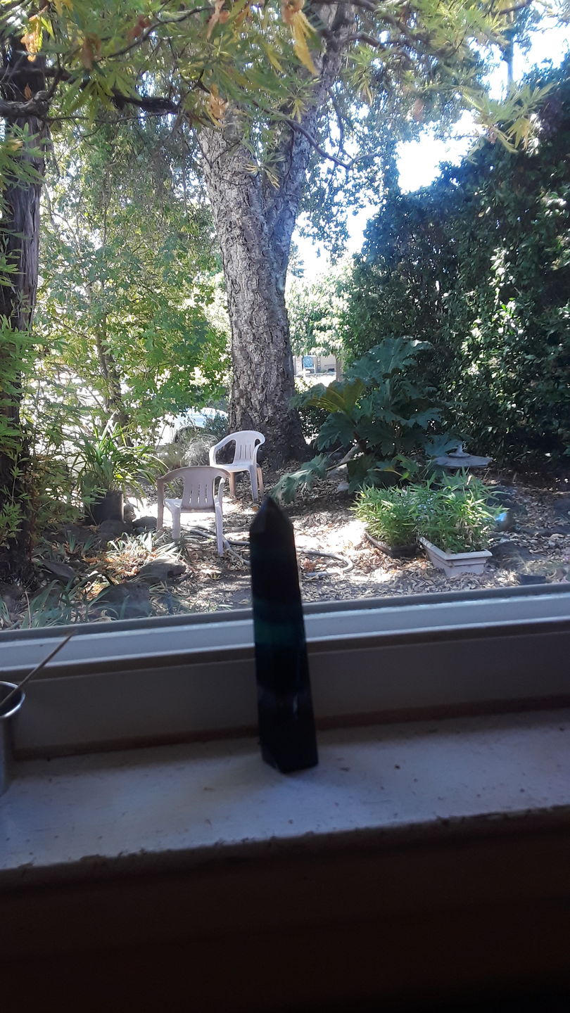 Customer photo review of Rainbow Fluorite Wand