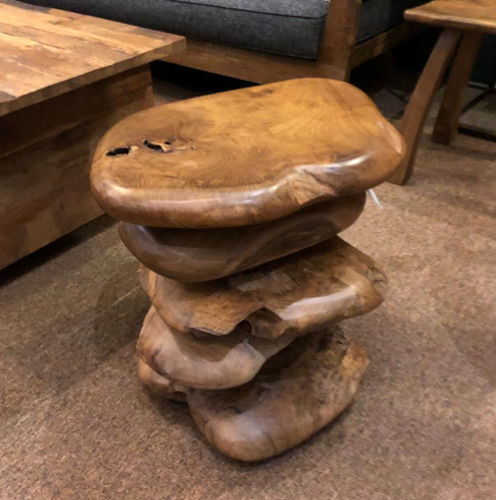 Customer photo review of Holzsäule Podest CAMBRIA Teakholz 50 cm