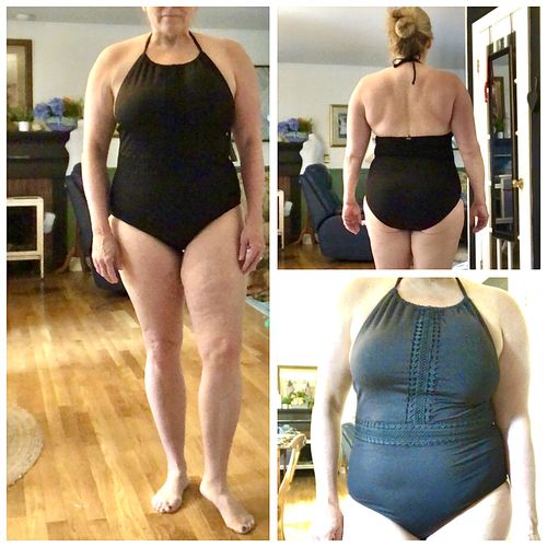 Customer photo review of Anne Cole - High Neck Keyhole One Piece