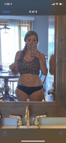 Customer photo review of Traveler Top | Leopard Print