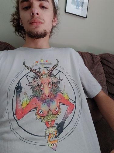 Customer photo review of Baphomet, Unisex T-Shirt