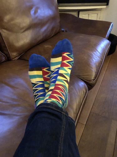 Customer photo review of The Classic Afrisocks Collection