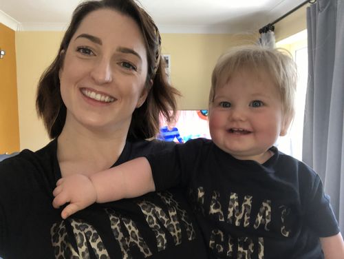 Customer photo review of Mama & Mama's Girl Leopard T-Shirts (MRK X)