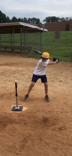 Customer photo review of Youth Black JAX 2.0 Batting Gloves