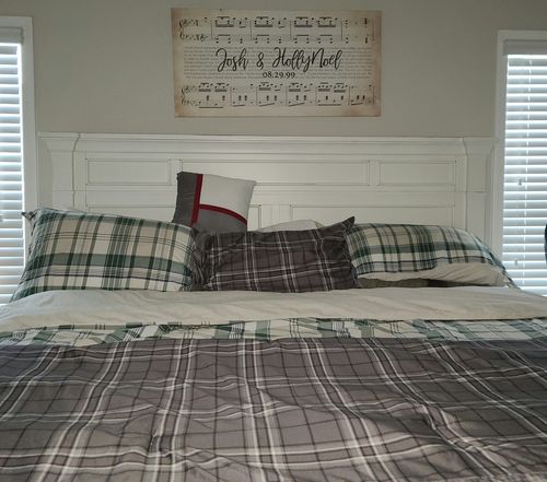 Customer photo review of Custom Couple Music Premium Canvas - Ready to Hang