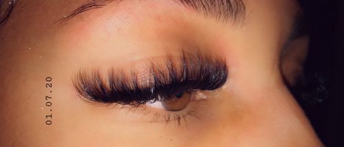 Customer photo review of 0.05 Easy Smart Fan Russian Volume Cashmere Lashes (16 lines)