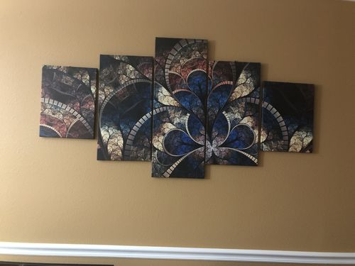 Customer photo review of Abstract Art