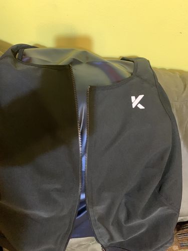 Customer photo review of Men's Zipper Heat Trapping Sweat Vest