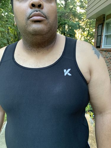 Customer photo review of Men's Heat-Trapping Sweat Vest