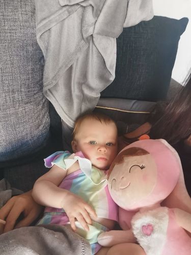 Customer photo review of Personalized Bunny Leyadoll with Gift Bag - 2 Skin Tones