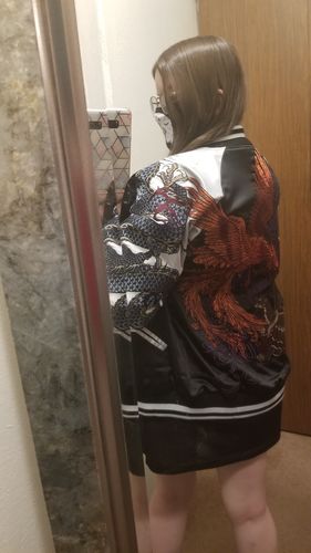 Customer photo review of Four Legendary Creatures Sukajan Souvenir Jacket