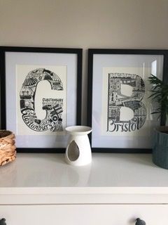 Customer photo review of Glastonbury Print (Years available 2017 and 2019)