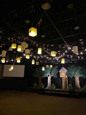 Customer photo review of Beige Hako Paper Lantern