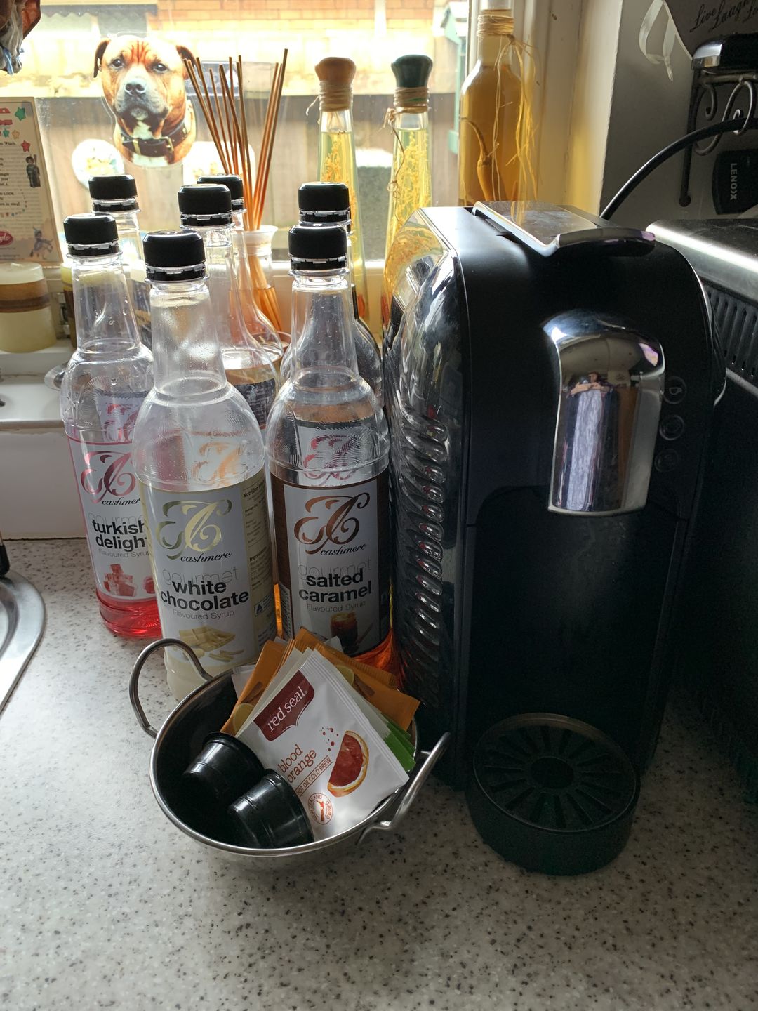 Customer photo review of Irish Cream Coffee Syrup