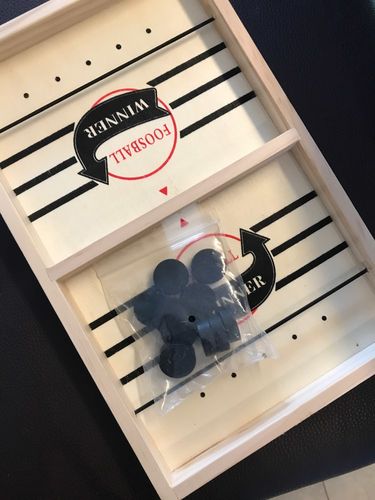 Customer photo review of Sling Puck - Fast Table Hockey Game