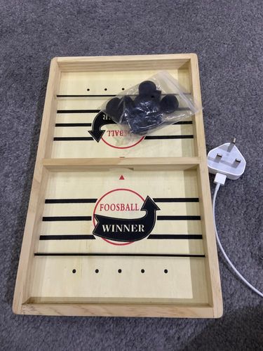 Customer photo review of Sling Puck - Fast Table Hockey Game