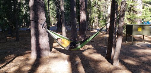 Customer photo review of *PRE-SALE* Forrest Green - Recycled Double Hammock with Straps