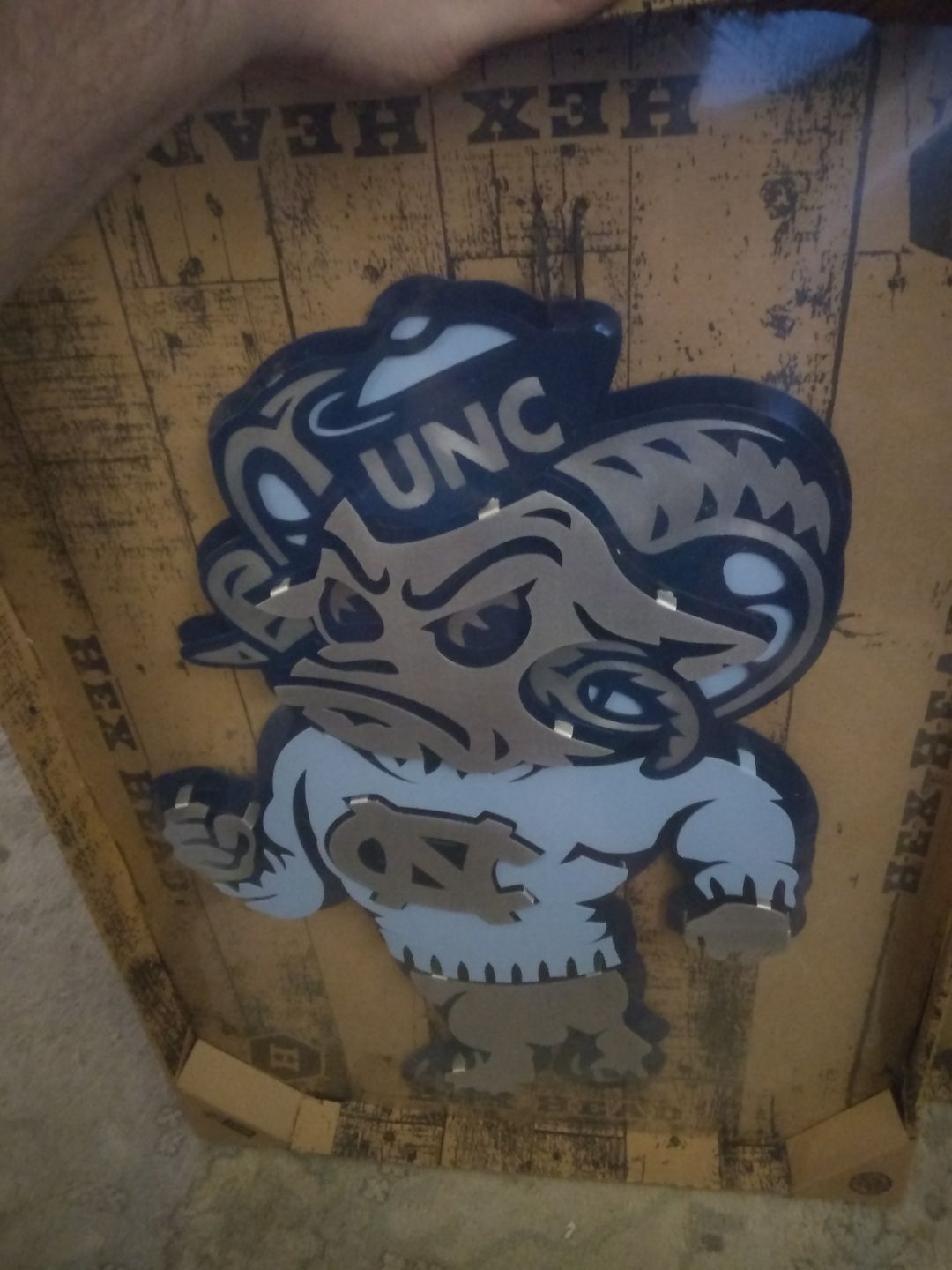 Customer photo review of University of North Carolina Tar Heels "Ramses"