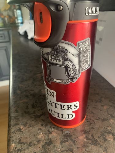 Customer photo review of Coffee Operator Sticker
