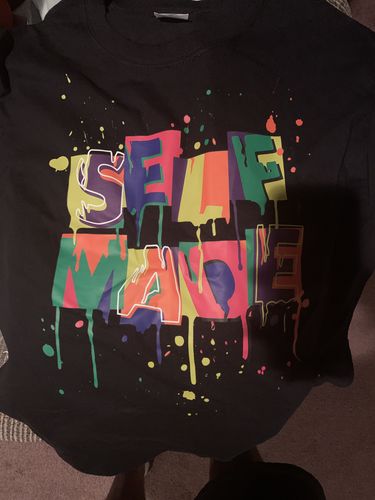 Customer photo review of Self Made Tee Black (DS5001S-BK)