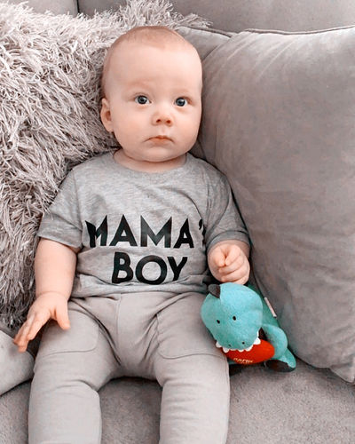 Customer photo review of Mama & Mama's Boy & Girl Mum & Kid Matching Tees (MRK X)