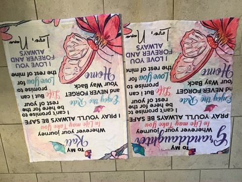 Customer photo review of Granddaughter Blanket - BU