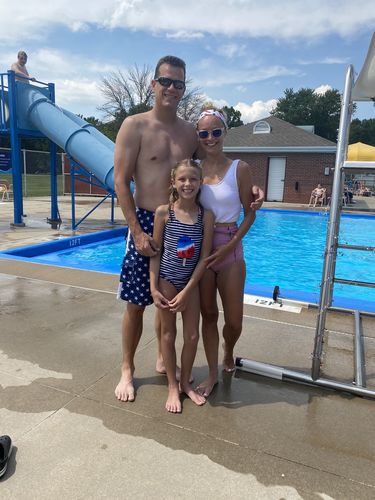 Customer photo review of At The Beach Bottoms | Red & White Stripes |