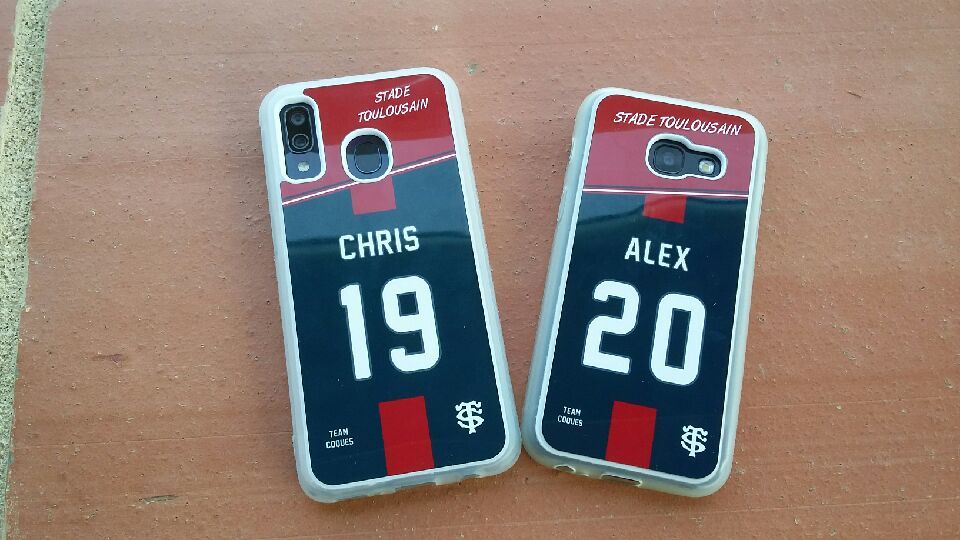 Customer photo review of Coque rugby TOULOUSE STADE TOULOUSAIN - flocage 100% personnalisable - iPhone smartphone