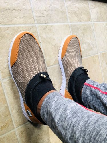 Customer photo review of Summer Breathable Mesh Casual Shoes