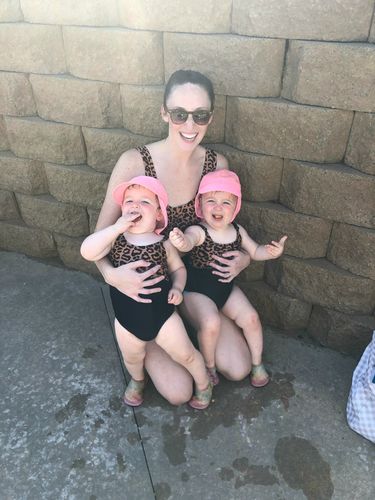 Customer photo review of Traveler Top | Leopard Print