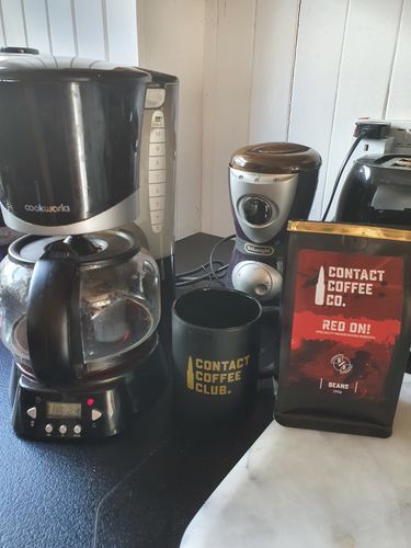 Customer photo review of Red On! Coffee