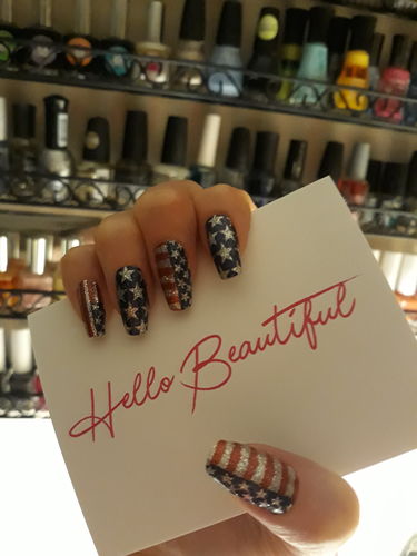 Customer photo review of Hello Beautiful Folded Cards