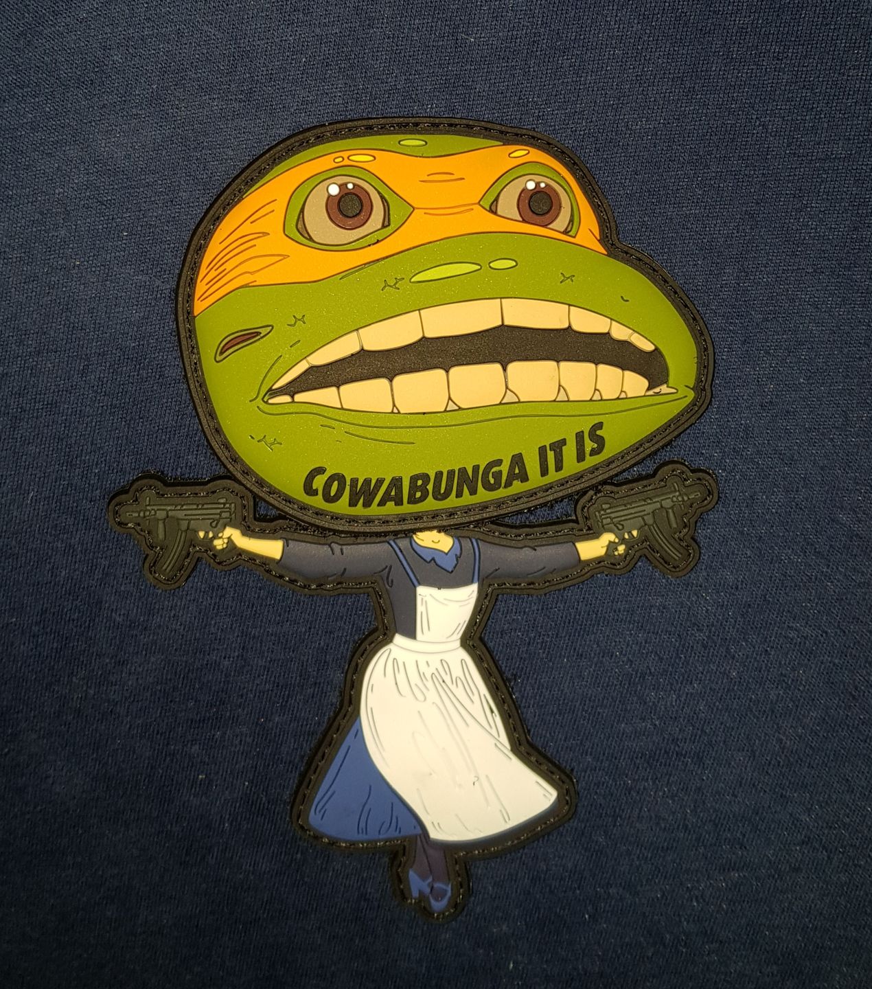 Customer photo review of Sound Of BRRRT Morale Patch