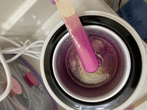 Customer photo review of At-Home Signature Series Hair Removal Wax