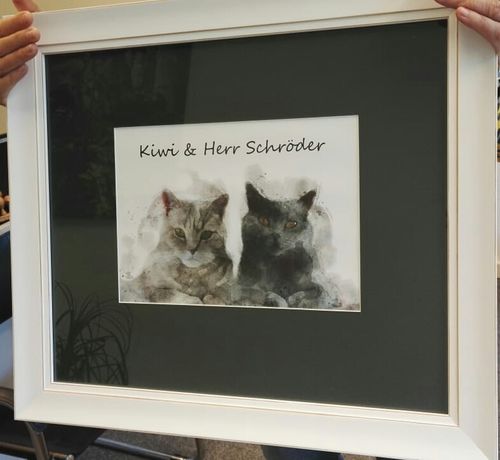 Customer photo review of Individuelles Haustierporträt - Posterdruck