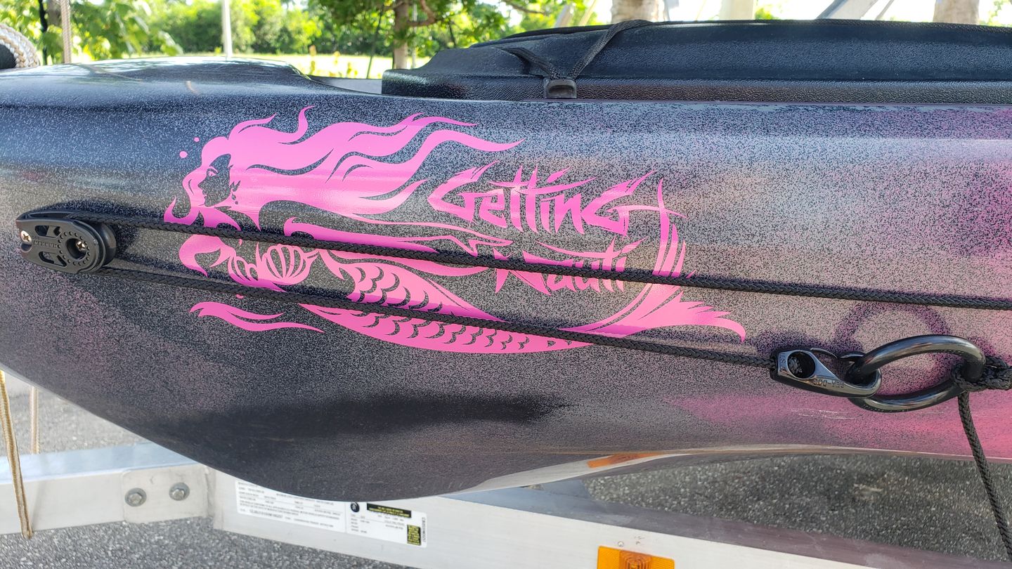 Customer photo review of Mermaid Vinyl Decal