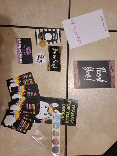 Customer photo review of Unicorn Dust Scratch Off Card! Fashion Retailer, Fashion Consultant Scratch To Win