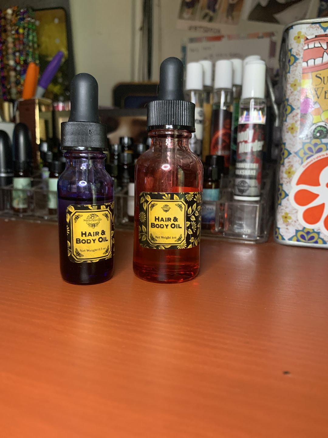 Customer photo review of Hair and Body Oil