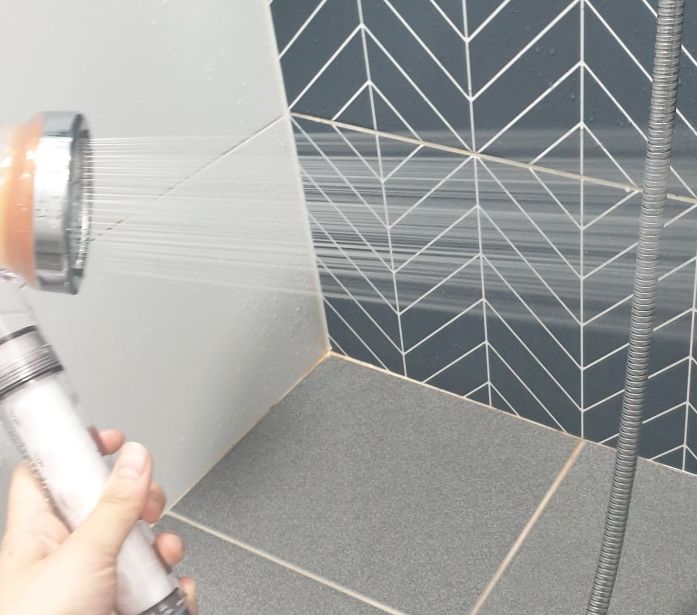 Customer photo review of Bodyluv Vita Puresome Shower Head (compatible with vita pure filter)
